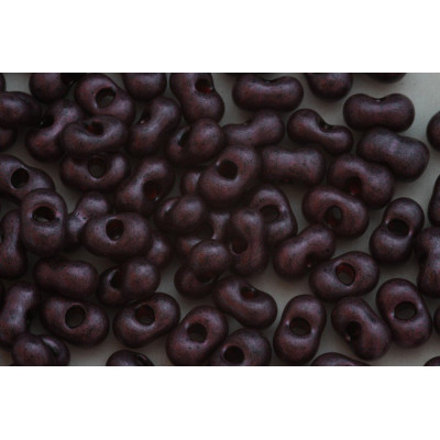 Preciosa Farfalle Beads 4x6mm Matte Purple | Czech Glass Beads