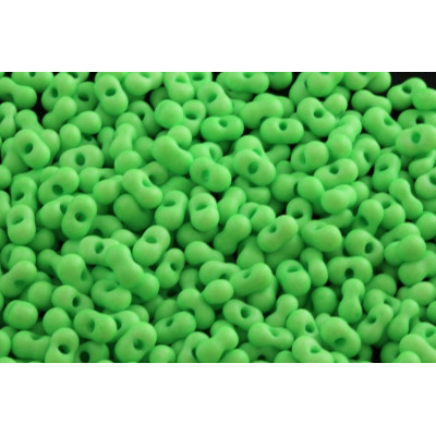 Czech Farfalle Beads 4x6mm Lime Green | Preciosa Glass