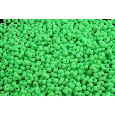 Preciosa Farfalle 4x2mm Lime Green 49 | Czech Glass Beads