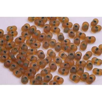 Preciosa Farfalle Beads 4x6mm Matte Brown 71 | Czech Glass Beads