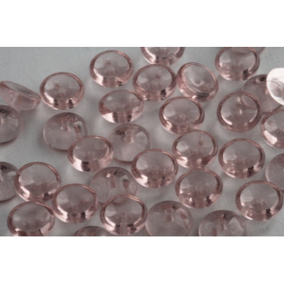 Preciosa Piggy Beads 4x8mm Rosaline 70100 | Czech Glass Beads