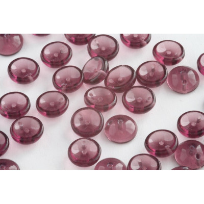 Preciosa Piggy Beads 4x8mm Transparent Violet 20060 | Czech Glass