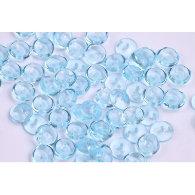 Preciosa Piggy 2-Hole Beads Transparent Light Blue 60000 | 4x8mm