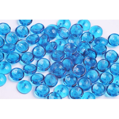 Preciosa Piggy Beads Crystal Turquoise 60060 | Czech Glass 2-Hole