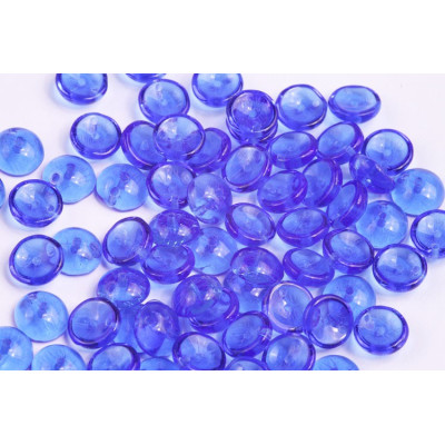 Preciosa Piggy Beads 4x8mm Sapphire 30060 | Czech Glass Beads