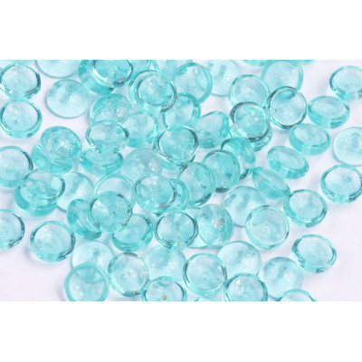 Preciosa Piggy Beads 4x8mm Aqua Transparent 60110 | Czech Glass