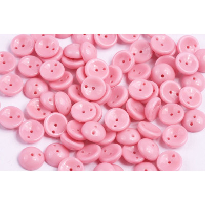 Preciosa Piggy Beads 4x8mm Opaque Pink 7302 | Two-Hole Glass Beads