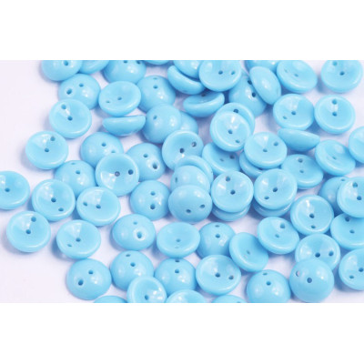 Preciosa Piggy Two-Hole Beads Turquoise Blue 63030 4x8mm | 15pcs