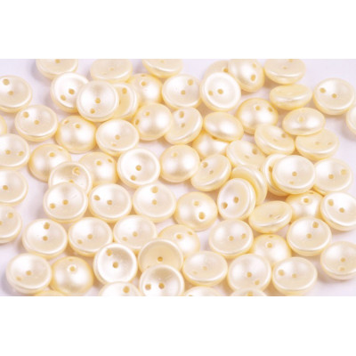 Preciosa Piggy Beads 4x8mm Pastel Cream 02010/25039 | Czech Glass