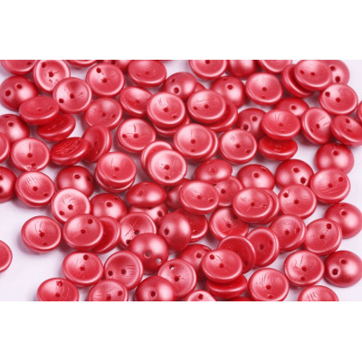 Preciosa Piggy Beads 4x8mm Pastel Dark Coral 25010 | Czech Glass