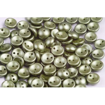 Preciosa Piggy Beads Pastel Olivine 02010/25034 | 4x8mm Glass