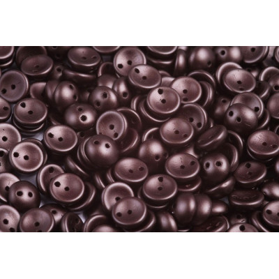 Preciosa Piggy Beads 4x8mm Pastel Dark Brown 02010/25036 | Glass