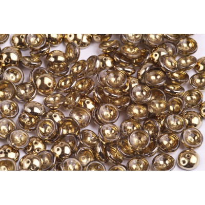 Preciosa Piggy Beads 4x8mm Crystal Amber 26441 | Czech Glass