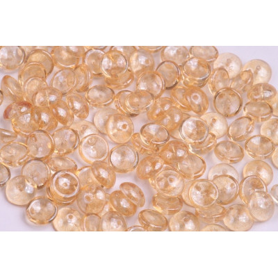 Preciosa Piggy Beads 4x8mm Crystal Orange Luster 14413 | 15 pcs