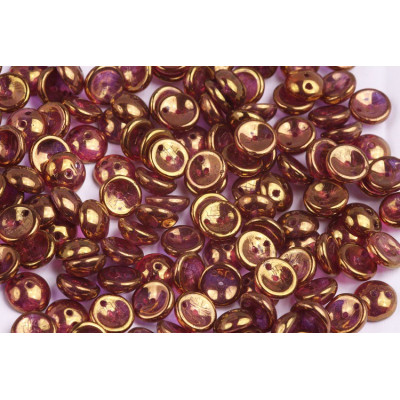 Preciosa Piggy Beads 4x8mm Crystal Violet Luster 14496 | Glass Beads