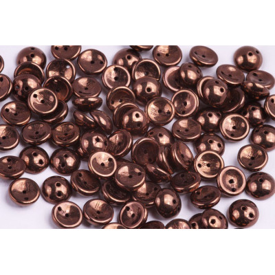 Czech Preciosa Piggy Beads Jet Bronze 23980/14415 | 4x8mm