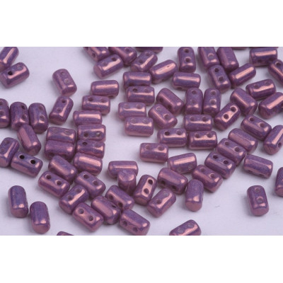 Matubo™ Rulla 3x5mm Vega on Crystal 15726 | Czech 2-Hole Beads