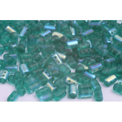 Matubo™ Rulla Emerald AB Matte 3x5mm 50720/28711 | Czech Beads