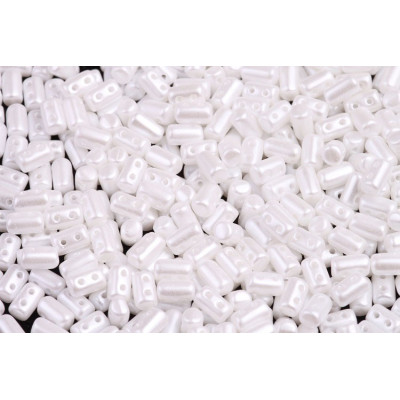 Matubo Rulla 3x5mm Two-Hole Beads Pastel Snow White 02010/25001