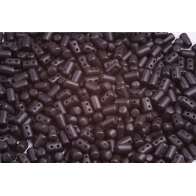 Matubo™ Rulla 2-Hole Beads 3x5mm Black Silk Matte 02010/29572
