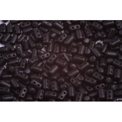 Matubo™ Rulla 3x5mm Black Silk Matte 02010/29572 | Czech Glass