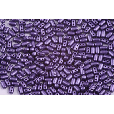 Matubo Rulla 3x5mm Metallic Suede Purple 23980/79021 | Czech Beads