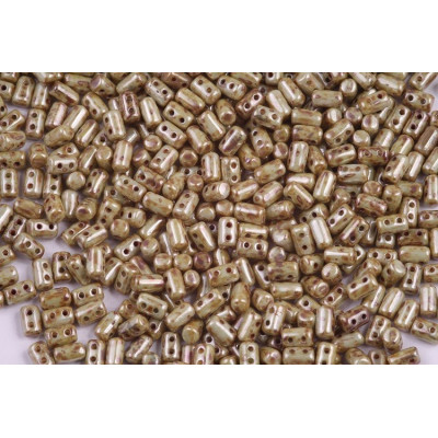 Matubo Rulla 3x5mm Chalk Green Glaze 03000/65455 | Czech Beads
