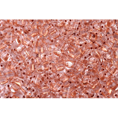 Matubo™ Rulla 3x5mm Crystal Copper Lined 68105 | Czech Glass Beads