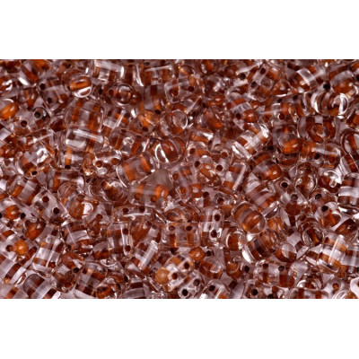 Matubo™ Rulla 3x5mm Crystal Brown Lined 00030/44817