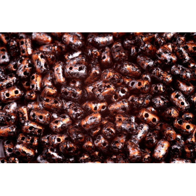 Matubo™ Rulla 3x5mm Tweedy Copper 45703 | Two-Hole Czech Beads