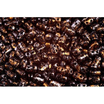 Matubo™ Rulla 2-Hole Beads Tweedy Gold 23980/45704 3x5mm