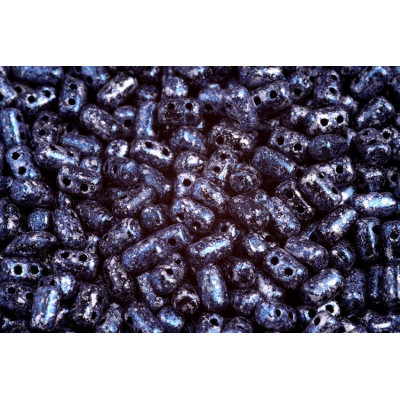 Matubo Rulla 3x5mm Tweedy Blue 23980/45706 | Czech Glass Beads