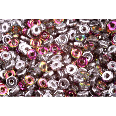 Hex Nut Beads 2x5mm Backlit Utopia 00030/28102 | Rutkovsky