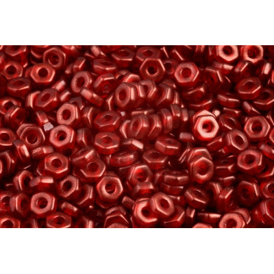 Hex Nut Beads 2x5mm Crystal Oro Razzmatazz 29256 | Rutkovsky