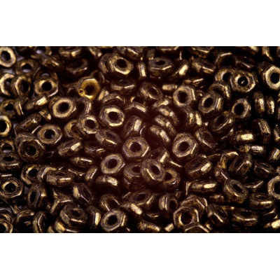 Hex Nut Beads 2x5mm Matte Copper Bronze 57902 | Rutkovsky