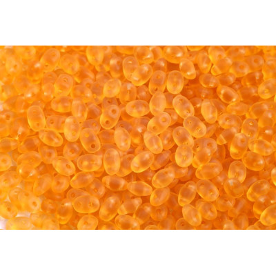 Matubo™ MiniDuo 2x4mm Topaz Matte 10060/84110 | Czech Glass Beads