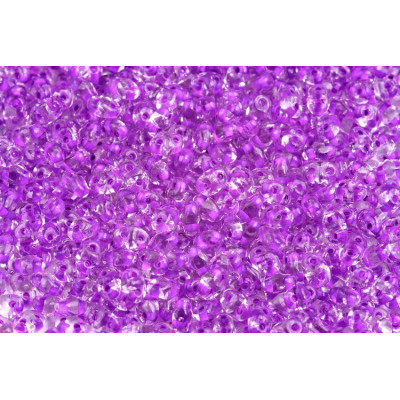 Matubo™ MiniDuo 2x4mm Crystal Light Violet Lined 44826 | Czech Beads