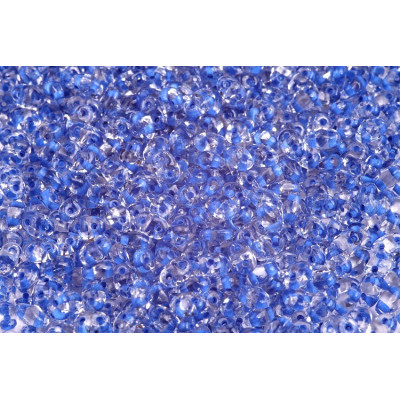 Matubo™ MiniDuo 2x4mm Crystal Blue Lined 00030/44836