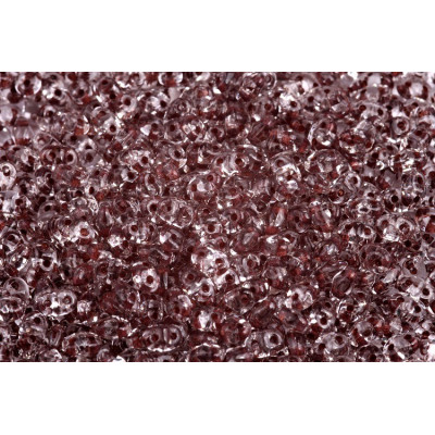 Matubo MiniDuo 2x4mm Crystal Brown Lined 00030/44817