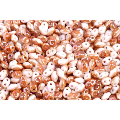 Matubo MiniDuo 2x4mm Chalk Celsian 03000/22501 | Czech Glass Beads