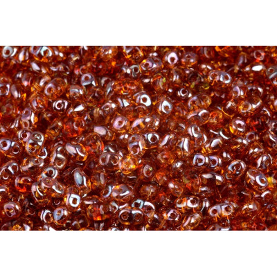 Matubo MiniDuo 2x4mm Topaz Celsian 10060/22501 | Czech Glass Beads