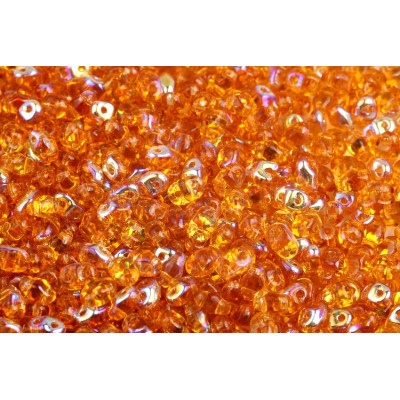 Matubo MiniDuo Topaz AB 10060/28701 2x4mm | Czech Glass Beads
