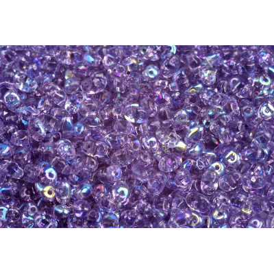 Matubo MiniDuo 2x4mm Tanzanite AB 20500/28701 | Czech Glass Beads