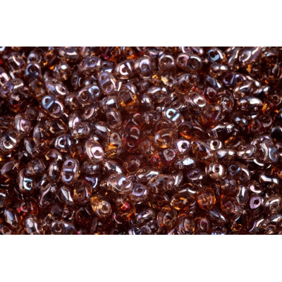 Matubo MiniDuo 2x4mm Smoke Grey Celsian 40020/22501 | Czech Glass