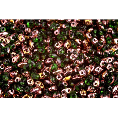 Matubo MiniDuo 2x4mm Chrysolite Capri Gold 50050/27101 | Beads