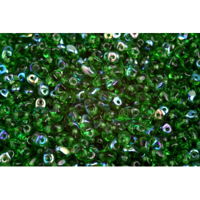 Matubo MiniDuo 2x4mm Chrysolite AB 50050/28701 | Czech Beads