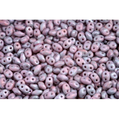 Matubo MiniDuo 2x4mm Chalk Nebula Mat 03000/85001 | Czech Beads