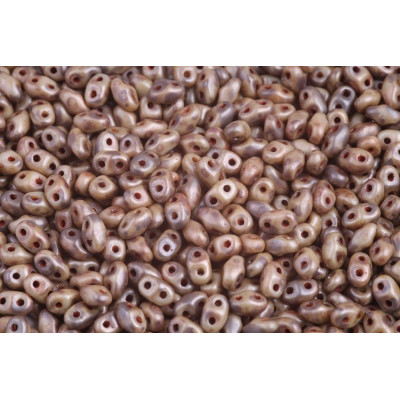 Matubo™ MiniDuo 2x4mm Mauve Sand Matte 03000/85455 | Czech Beads