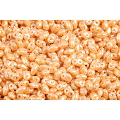 Cuentas Matubo™ MiniDuo 2x4mm Ivory White Luster 13020/14400