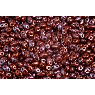 Matubo MiniDuo 2x4mm Opaque Chocolate Nebula 13600/15001